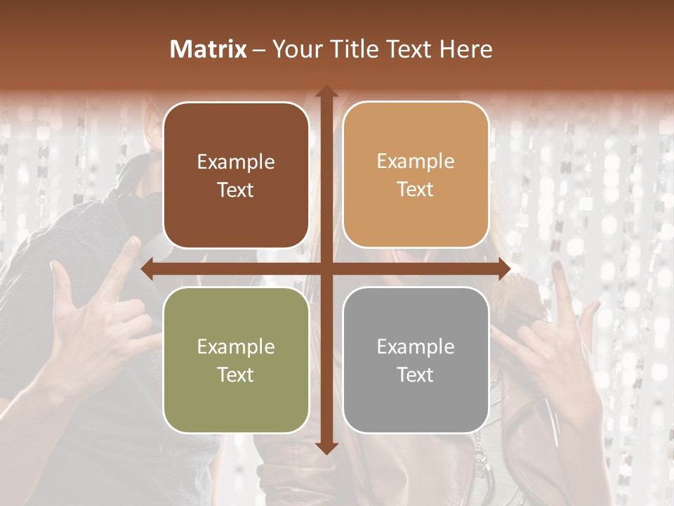 Screaming People Club PowerPoint Template