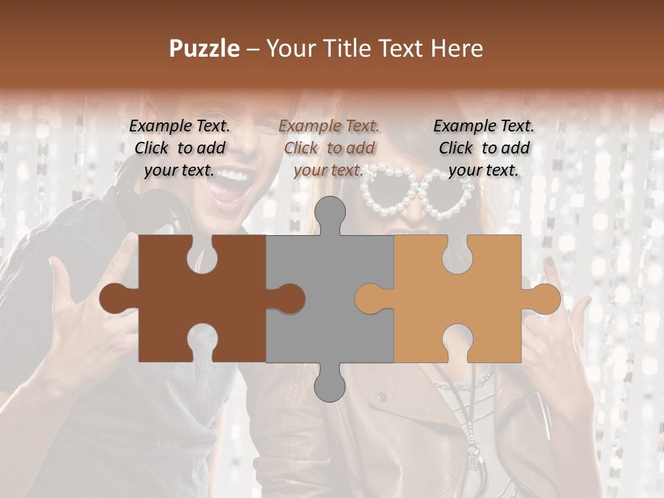 Screaming People Club PowerPoint Template