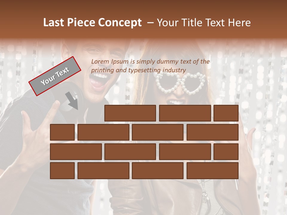 Screaming People Club PowerPoint Template