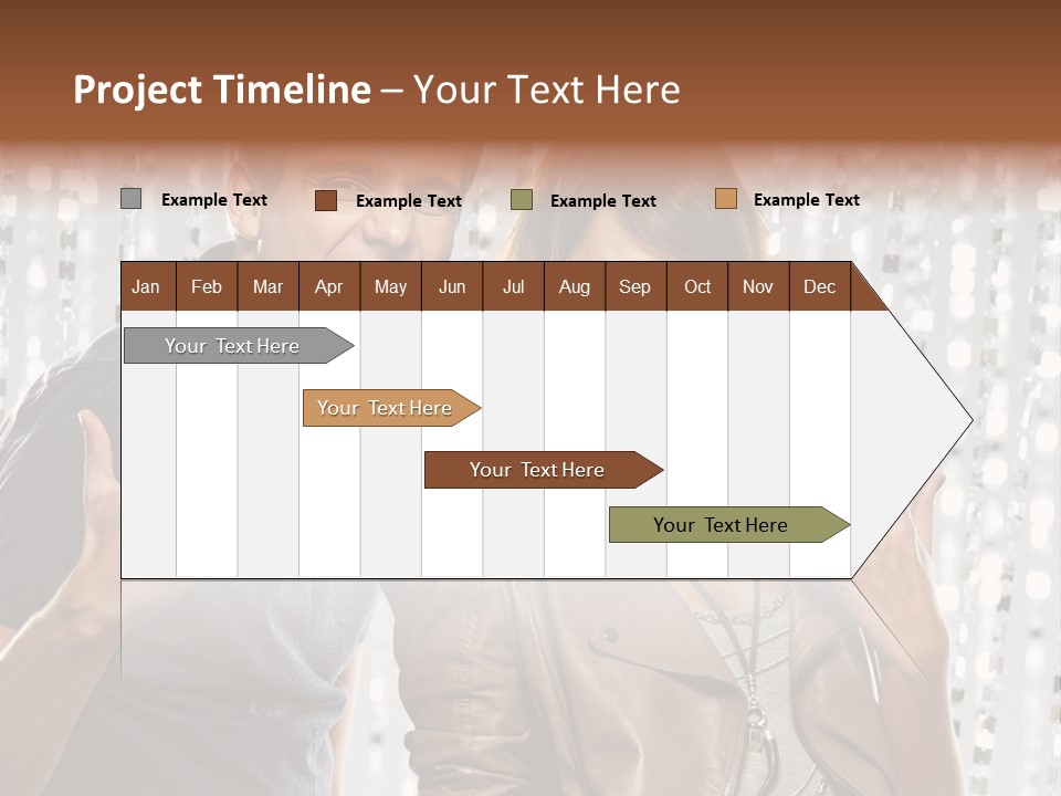 Screaming People Club PowerPoint Template