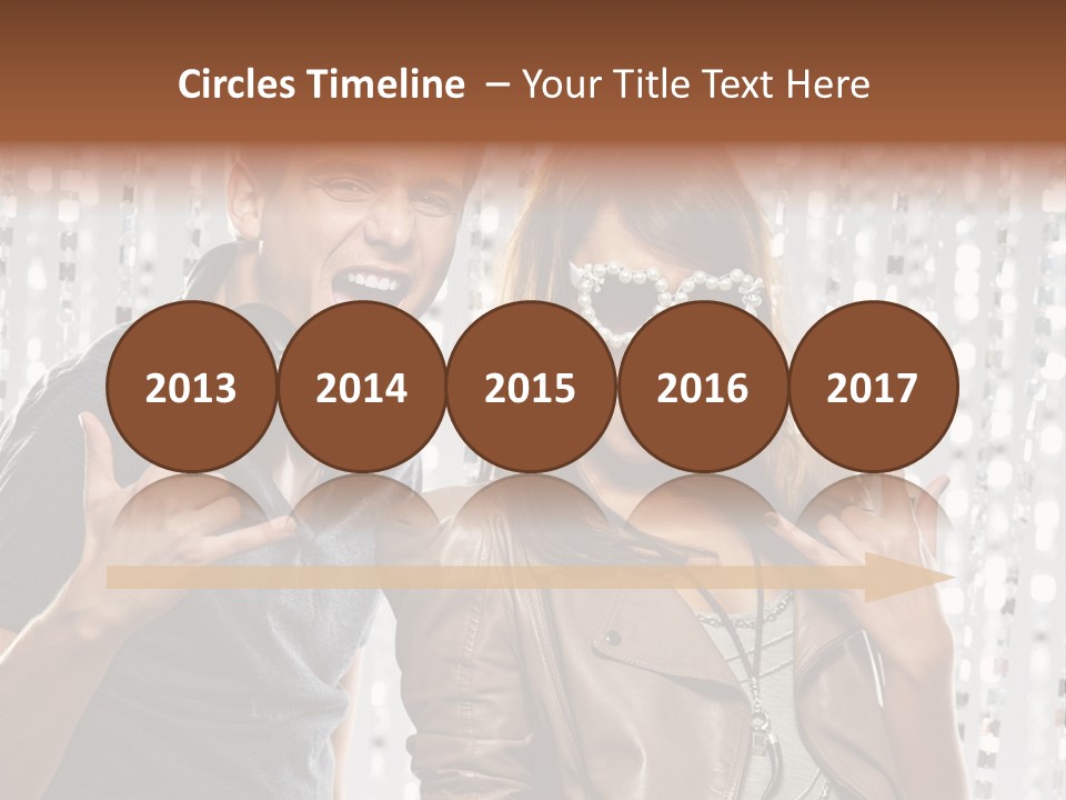 Screaming People Club PowerPoint Template