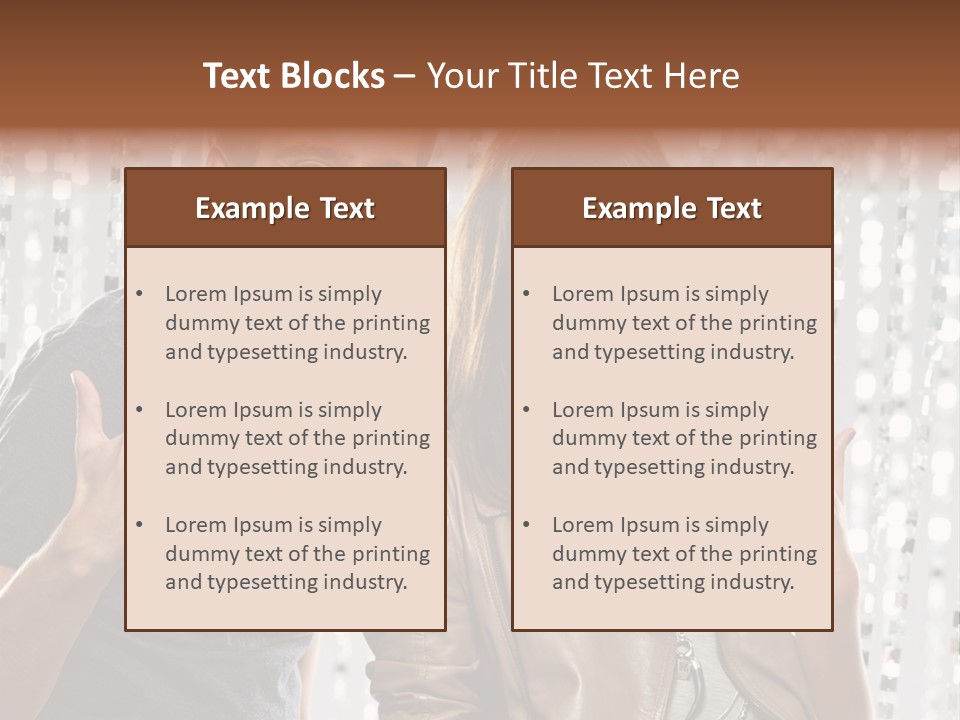 Screaming People Club PowerPoint Template