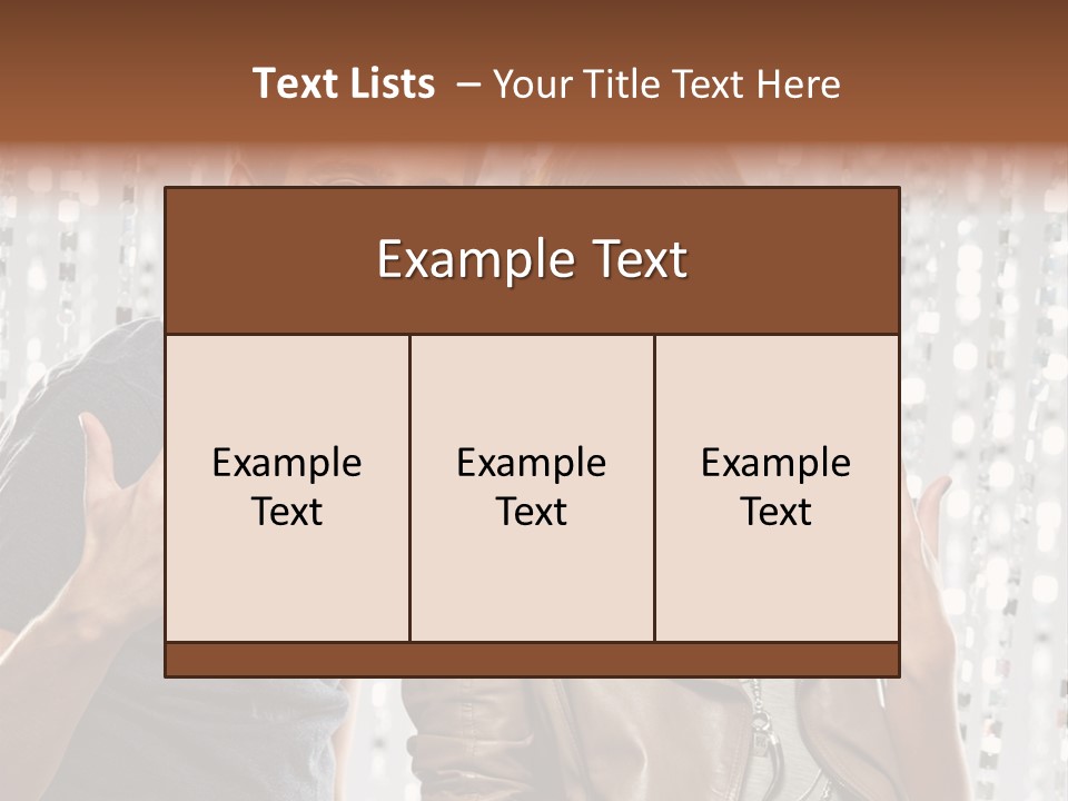 Screaming People Club PowerPoint Template