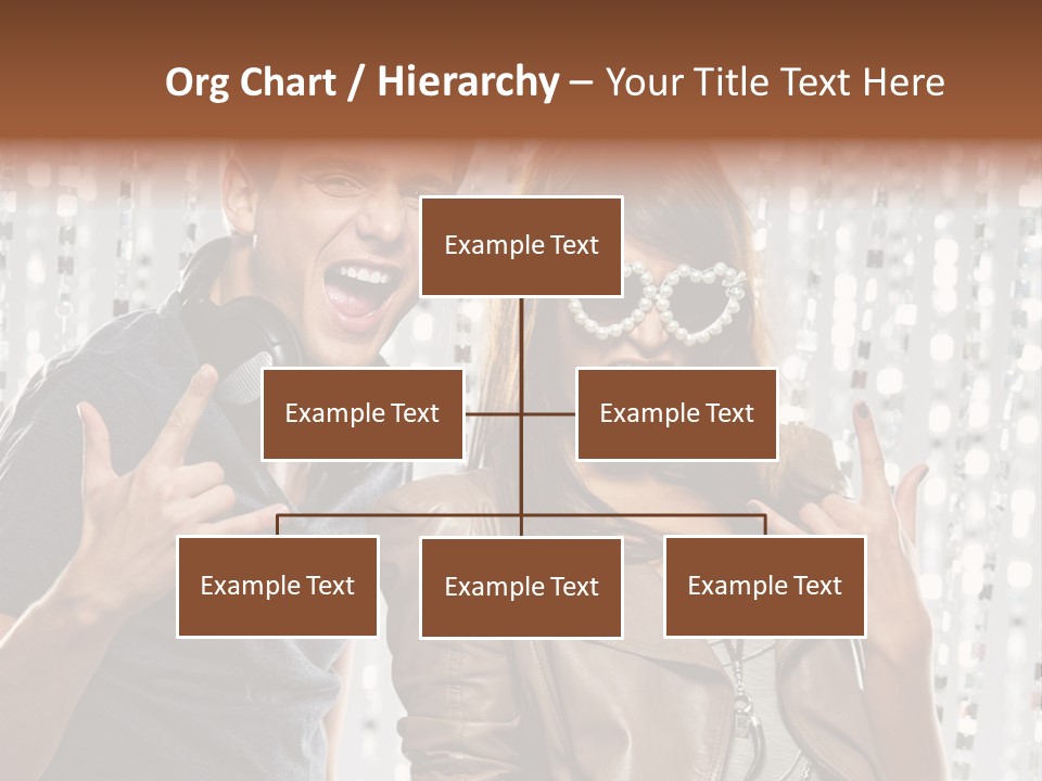 Screaming People Club PowerPoint Template