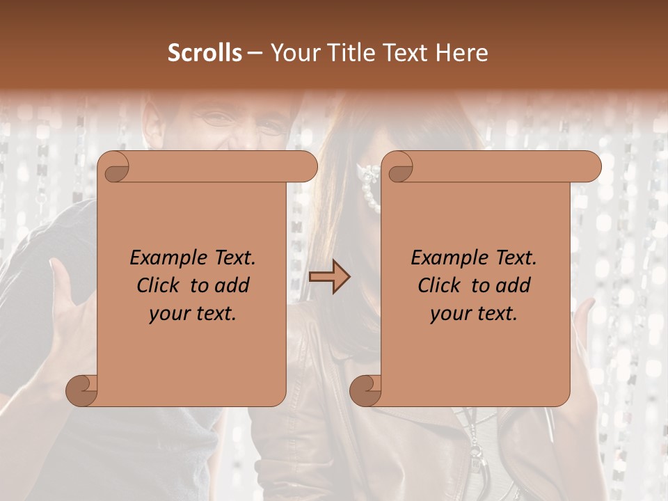 Screaming People Club PowerPoint Template