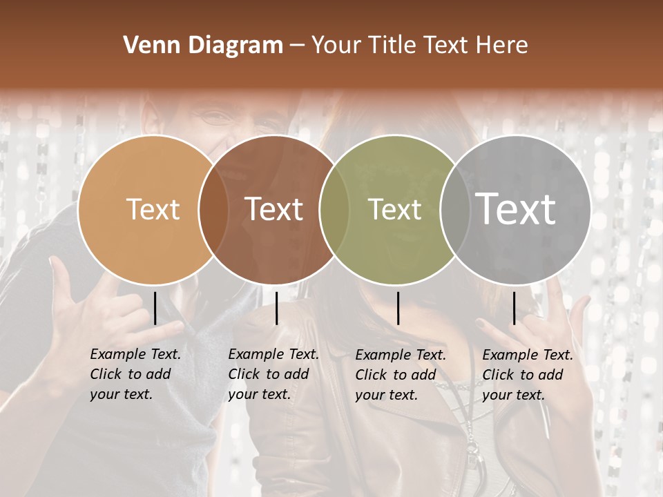 Screaming People Club PowerPoint Template