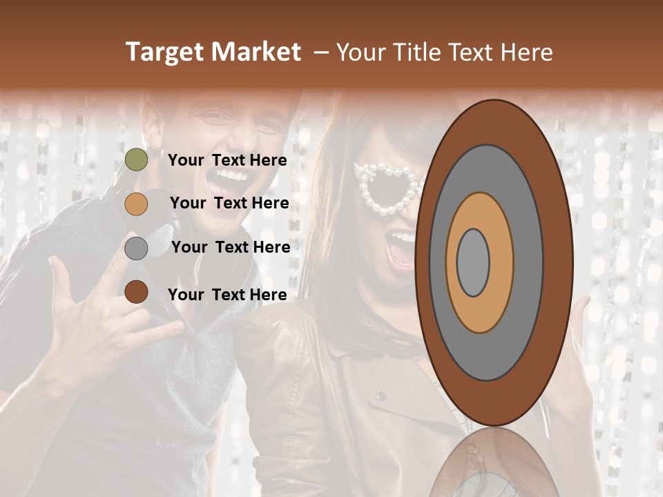 Screaming People Club PowerPoint Template