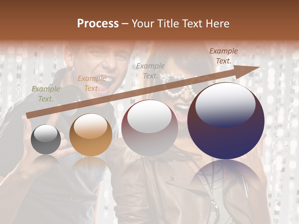 Screaming People Club PowerPoint Template