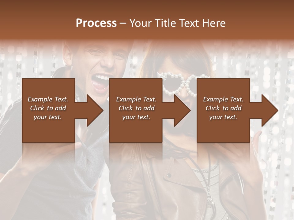 Screaming People Club PowerPoint Template