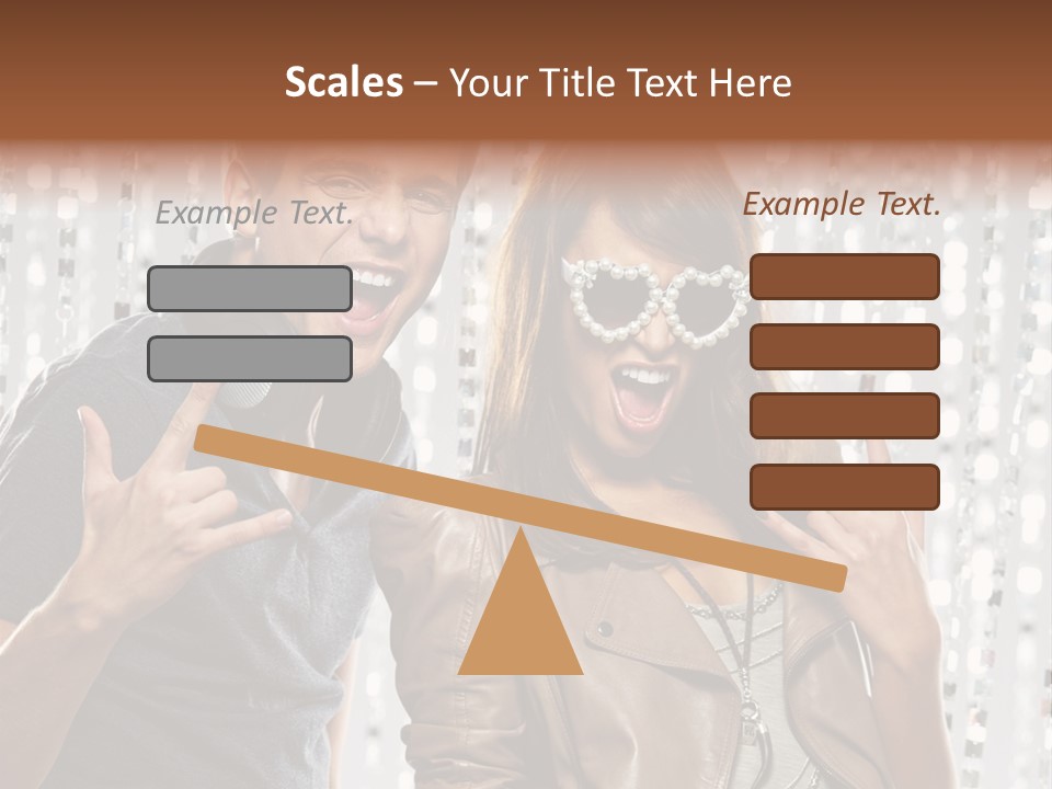 Screaming People Club PowerPoint Template