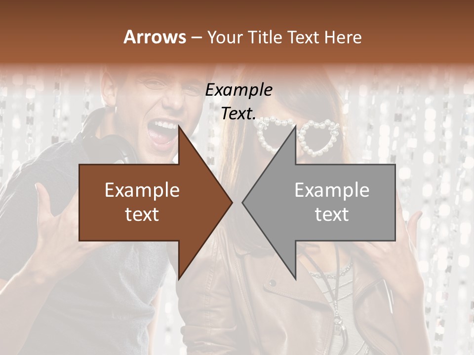 Screaming People Club PowerPoint Template