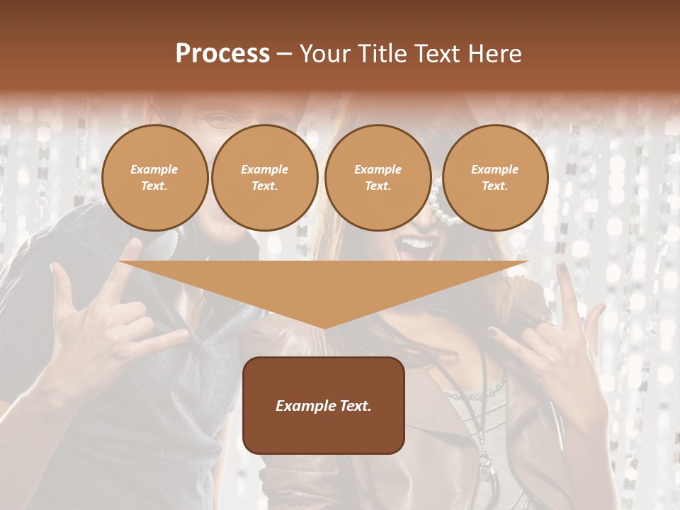Screaming People Club PowerPoint Template