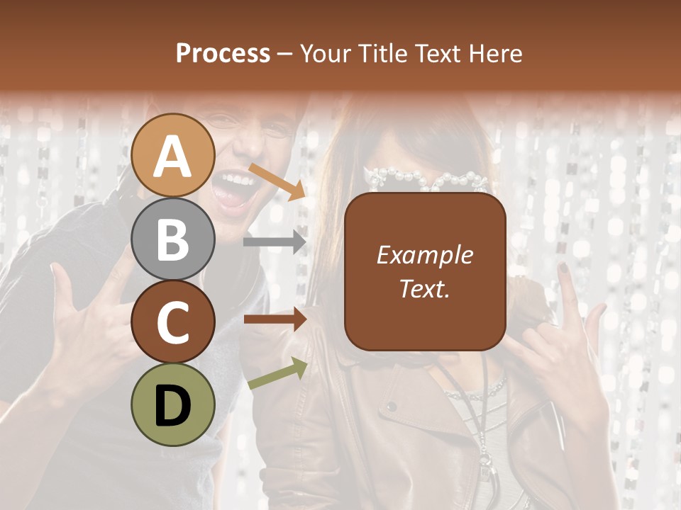 Screaming People Club PowerPoint Template