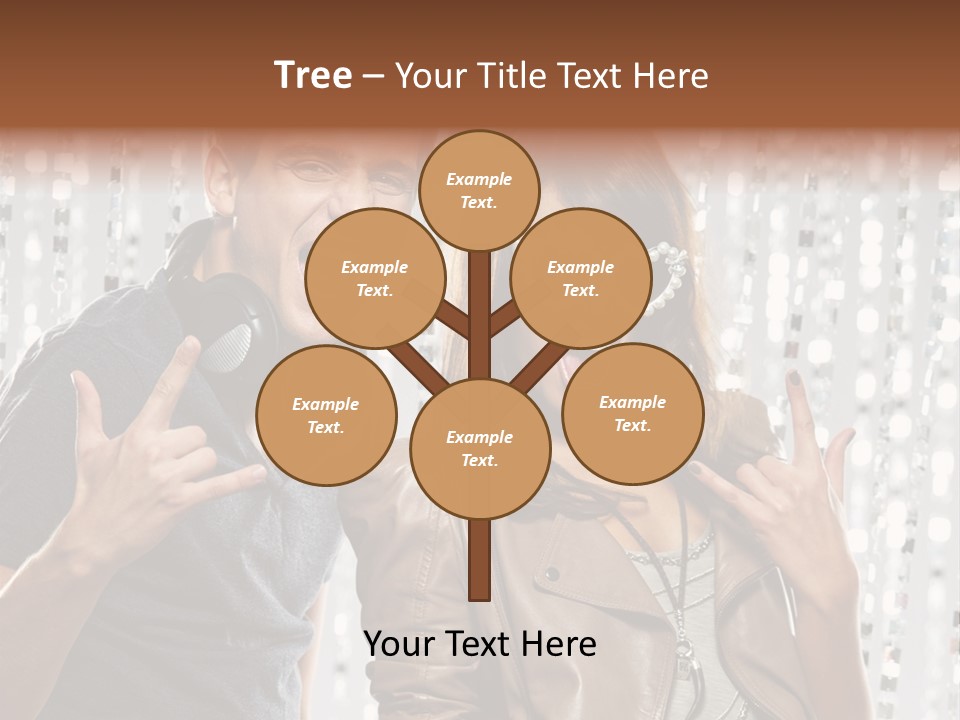 Screaming People Club PowerPoint Template