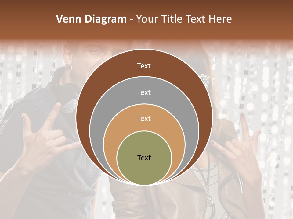 Screaming People Club PowerPoint Template