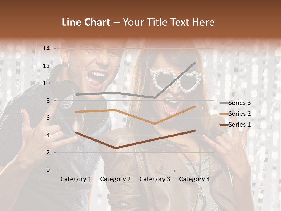 Screaming People Club PowerPoint Template