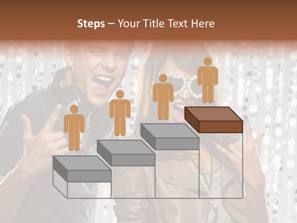 Screaming People Club PowerPoint Template