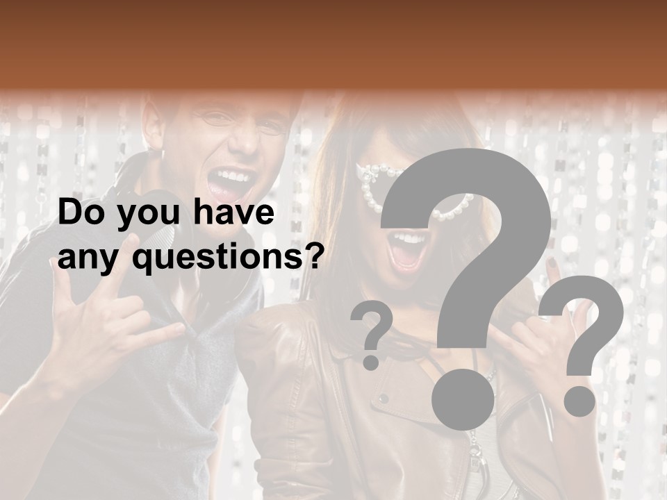 Screaming People Club PowerPoint Template