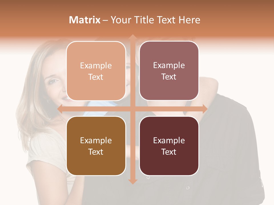 Toothy Three Hug PowerPoint Template