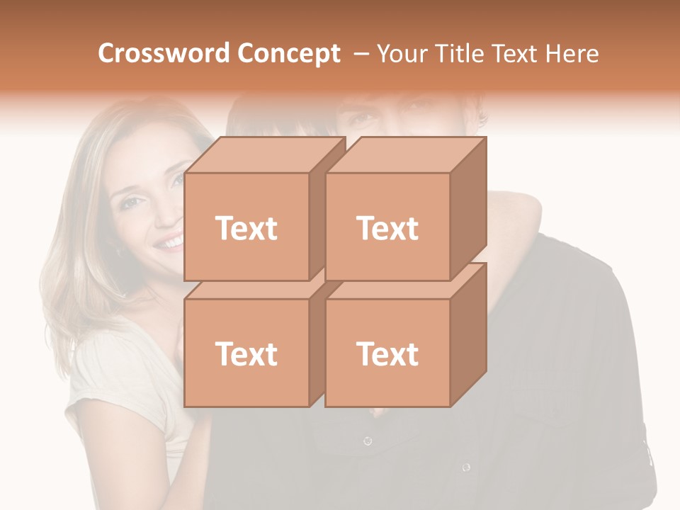 Toothy Three Hug PowerPoint Template