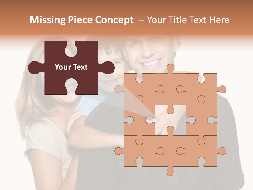 Toothy Three Hug PowerPoint Template