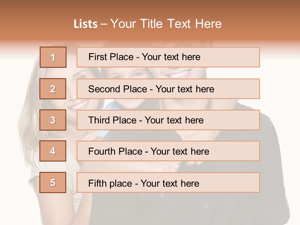 Toothy Three Hug PowerPoint Template