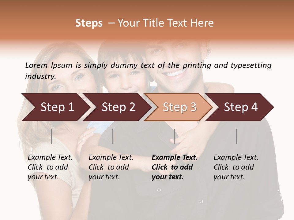 Toothy Three Hug PowerPoint Template