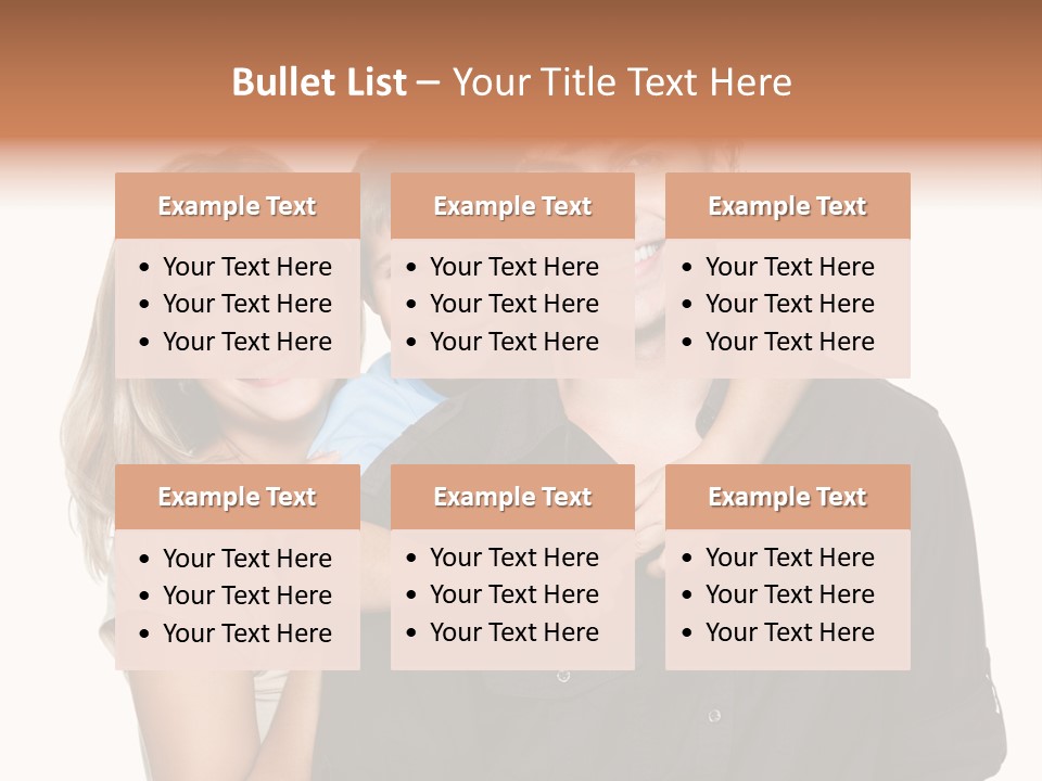 Toothy Three Hug PowerPoint Template