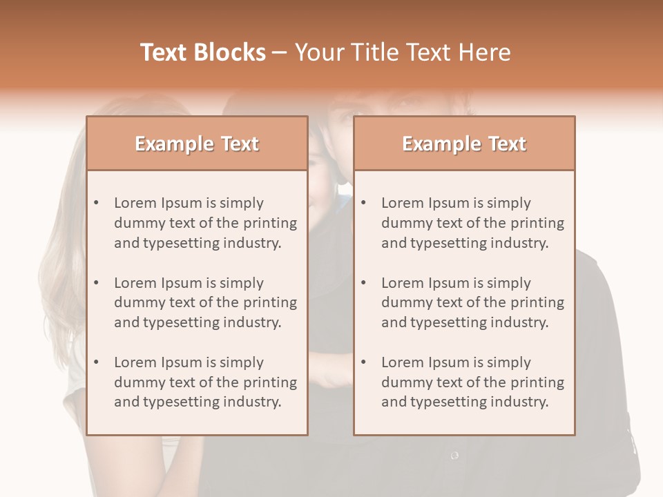 Toothy Three Hug PowerPoint Template