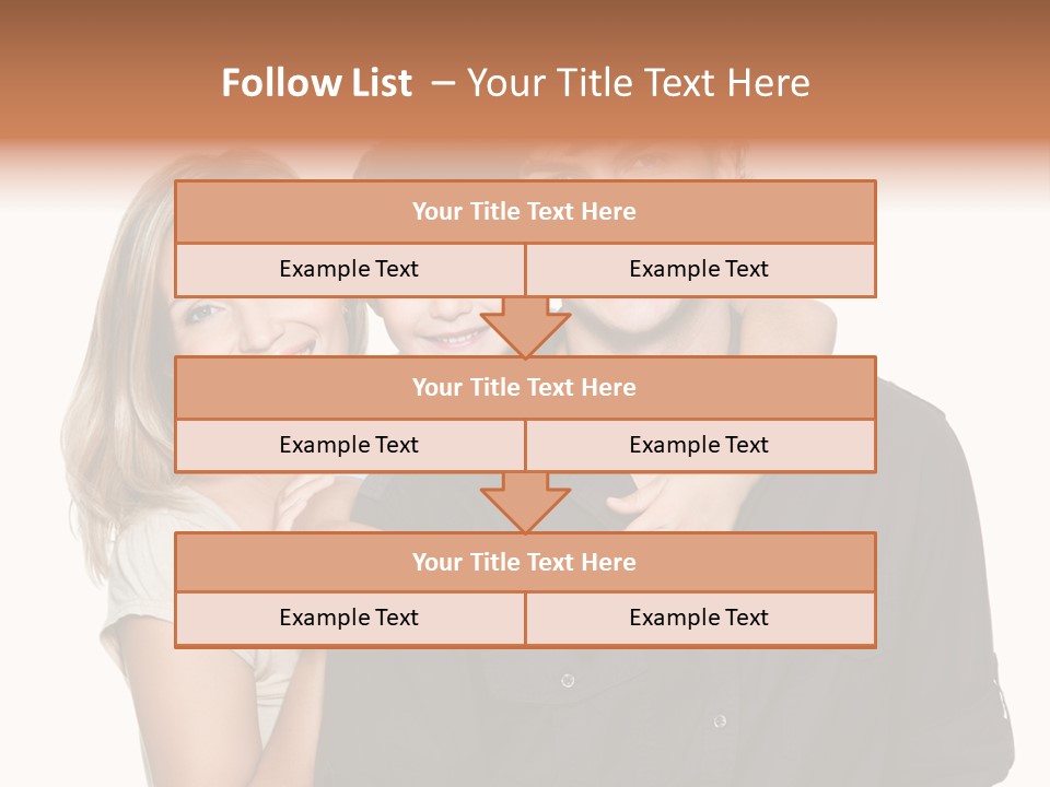 Toothy Three Hug PowerPoint Template