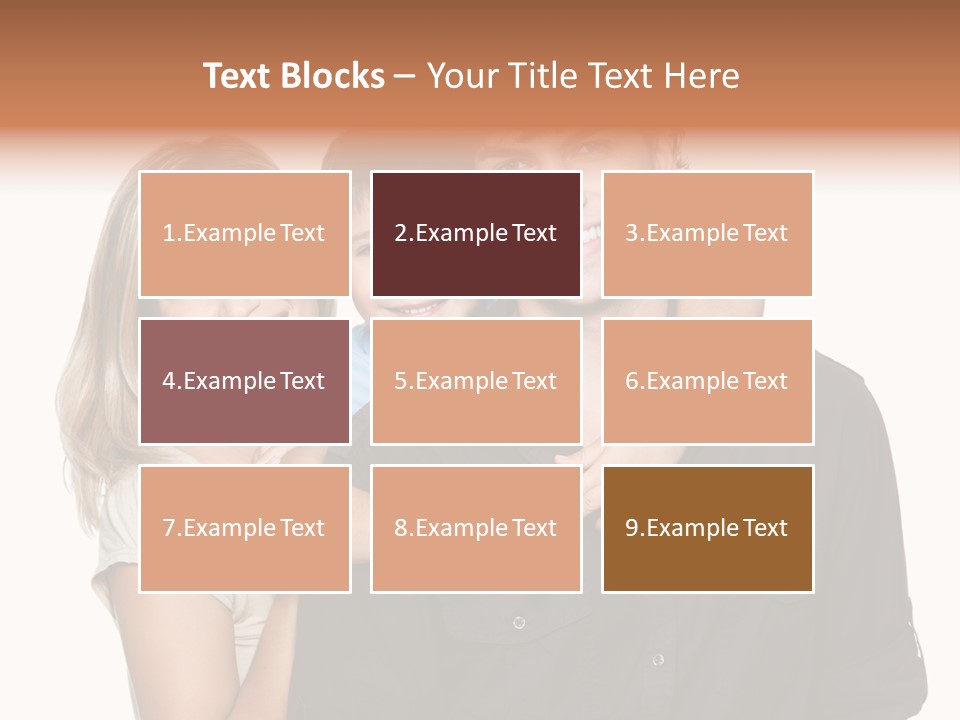 Toothy Three Hug PowerPoint Template