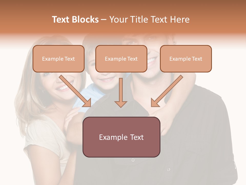 Toothy Three Hug PowerPoint Template