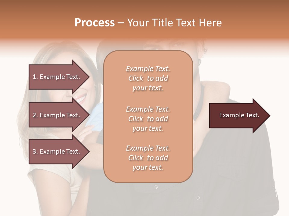 Toothy Three Hug PowerPoint Template