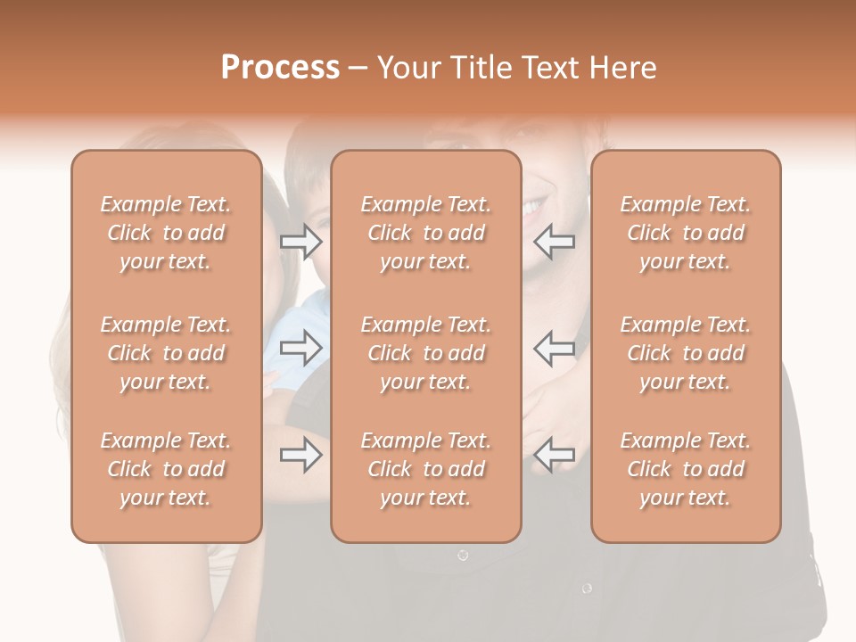 Toothy Three Hug PowerPoint Template
