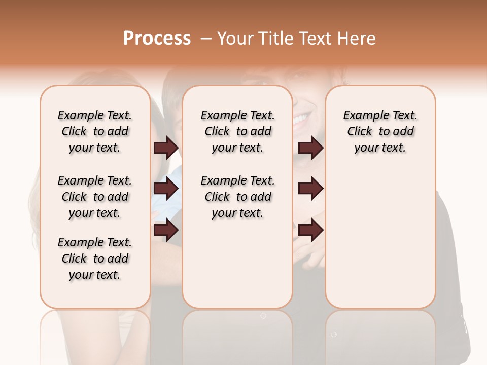 Toothy Three Hug PowerPoint Template