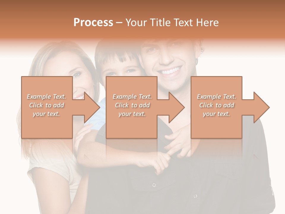 Toothy Three Hug PowerPoint Template