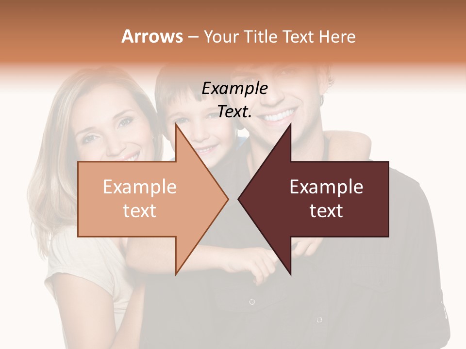 Toothy Three Hug PowerPoint Template