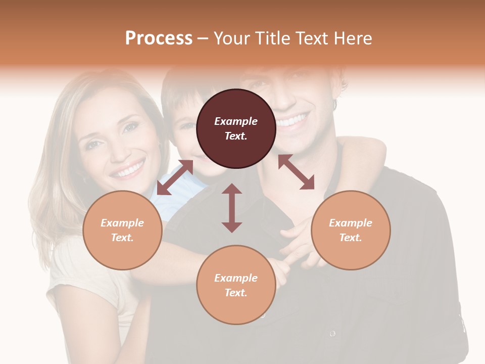 Toothy Three Hug PowerPoint Template