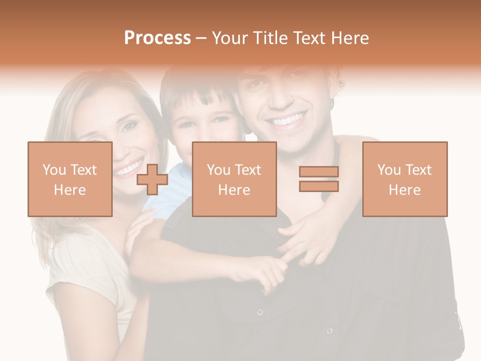 Toothy Three Hug PowerPoint Template