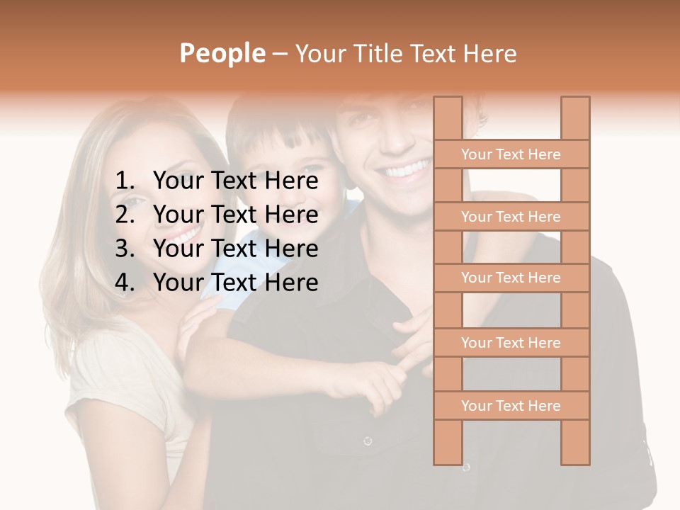 Toothy Three Hug PowerPoint Template