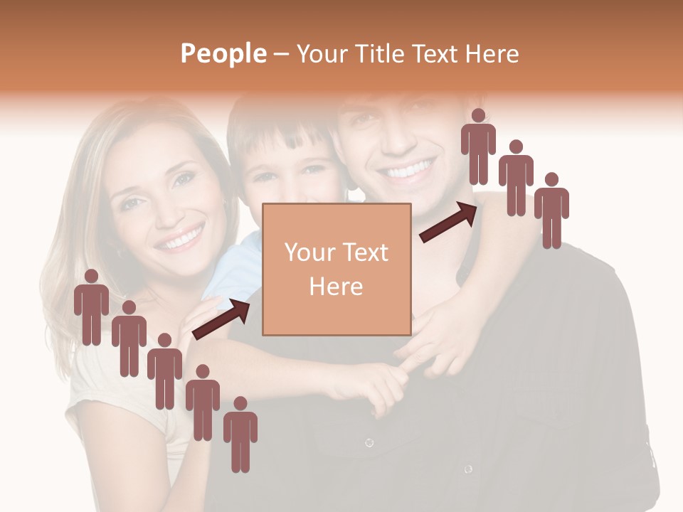 Toothy Three Hug PowerPoint Template