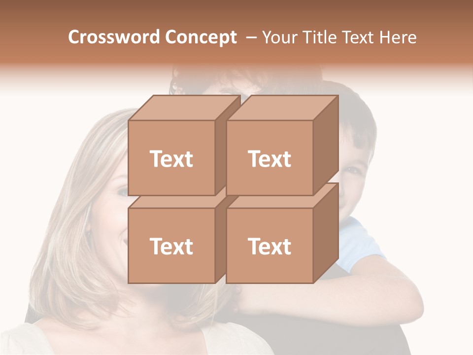 Embrace Smiling Love PowerPoint Template