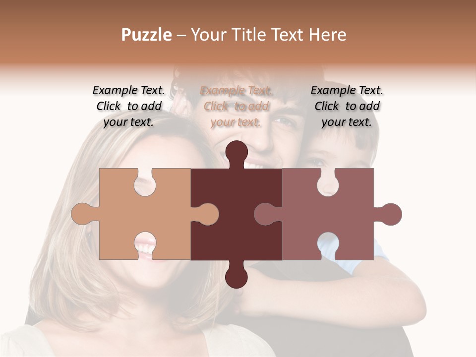 Embrace Smiling Love PowerPoint Template