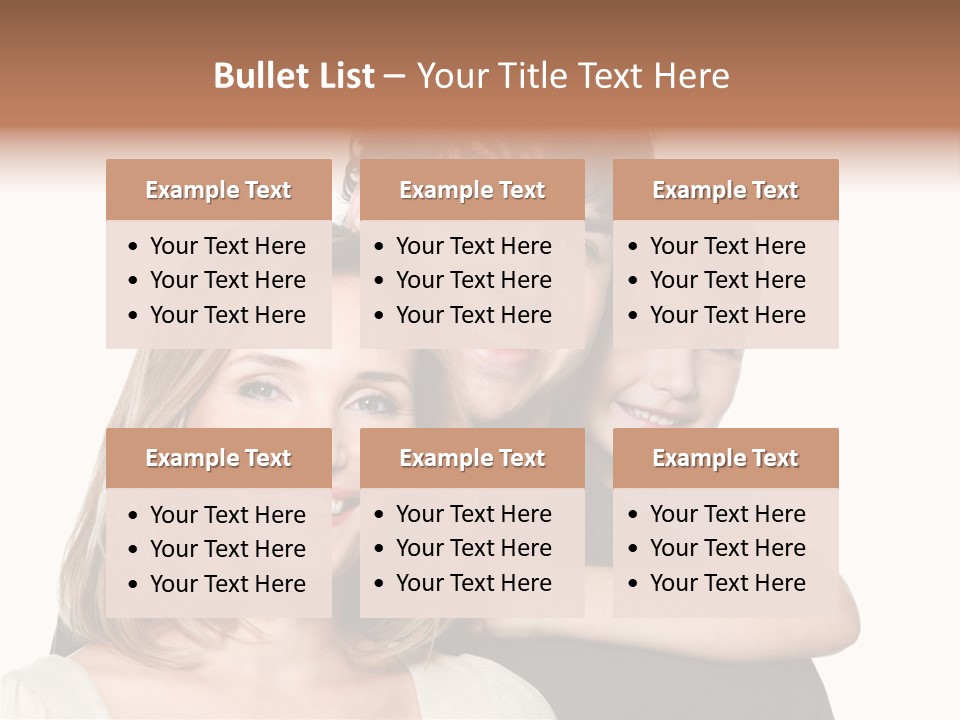 Embrace Smiling Love PowerPoint Template