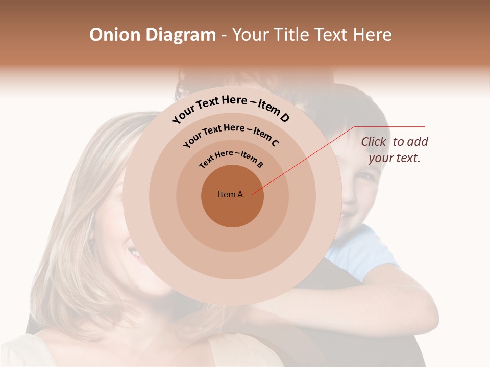 Embrace Smiling Love PowerPoint Template