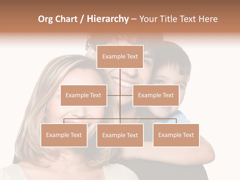 Embrace Smiling Love PowerPoint Template