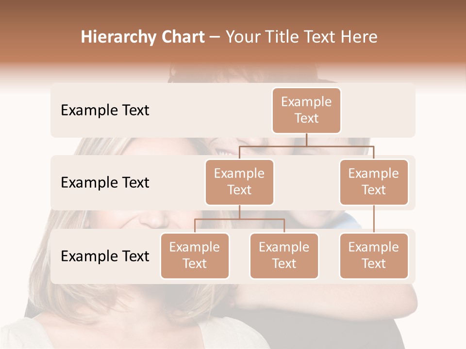 Embrace Smiling Love PowerPoint Template