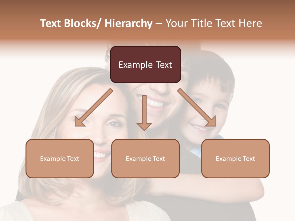 Embrace Smiling Love PowerPoint Template