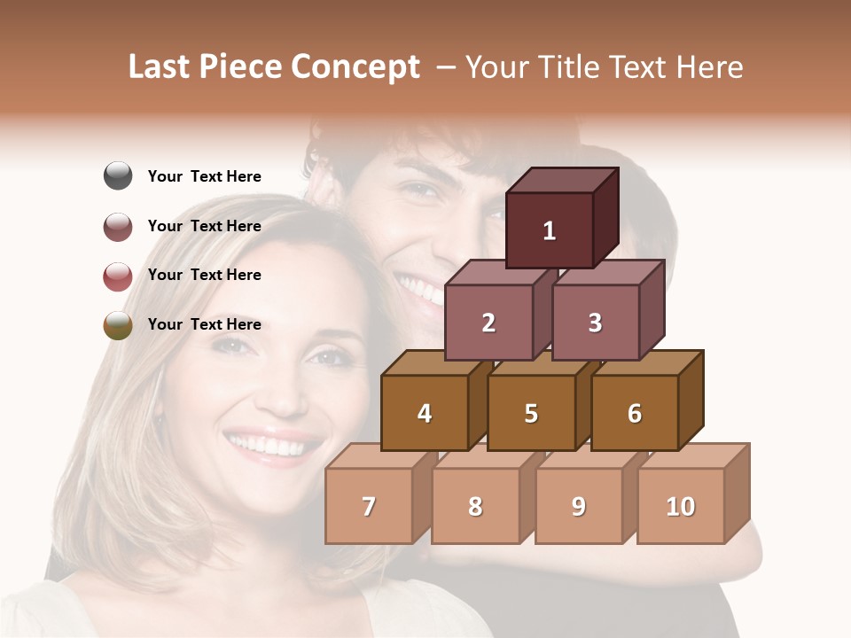 Embrace Smiling Love PowerPoint Template