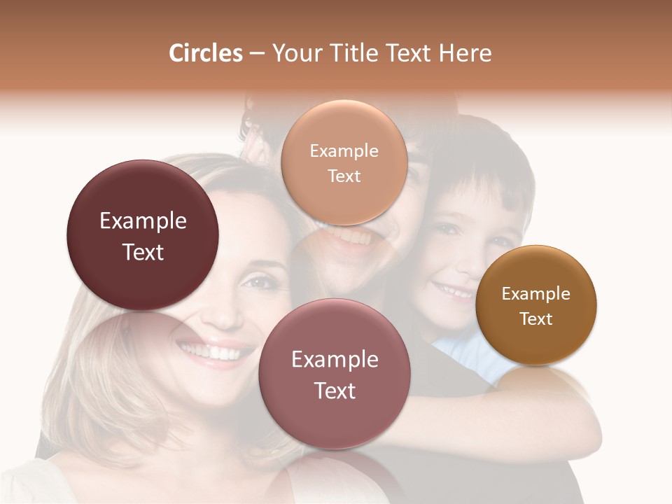 Embrace Smiling Love PowerPoint Template